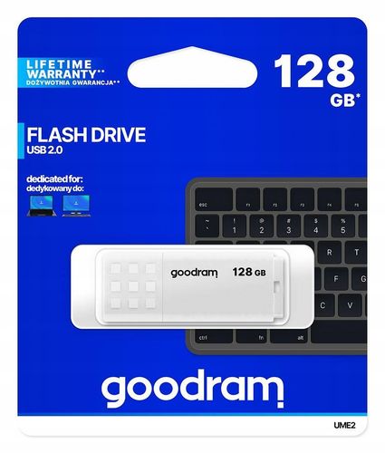 Pendrive Goodram USB 2.0 128GB biały na Arena.pl