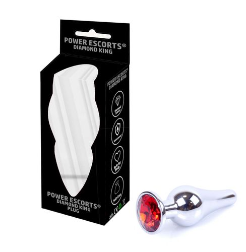 plug - butt plug small red stone na Arena.pl