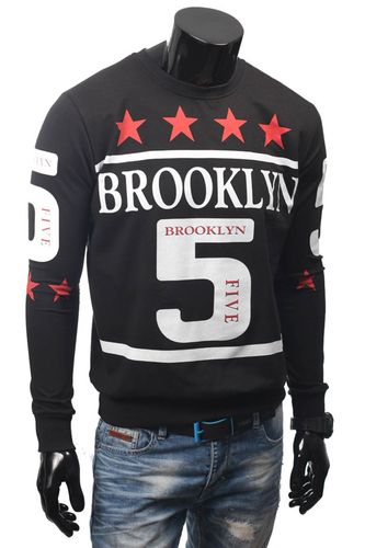 Bluza Męska Brooklyn BL12 Czarny M na Arena.pl