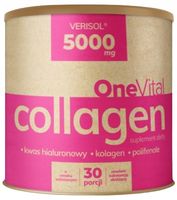 OneVital Collagen KOLAGEN KWAS HIALURONOWY SKÓRA smak wiśniowy 198 g