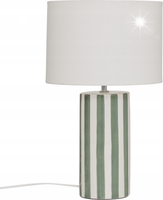 LAMPA STOŁOWA CERAMICZNA ZIELONA Ø 28 CM WYSOKOŚĆ 47 CM E14