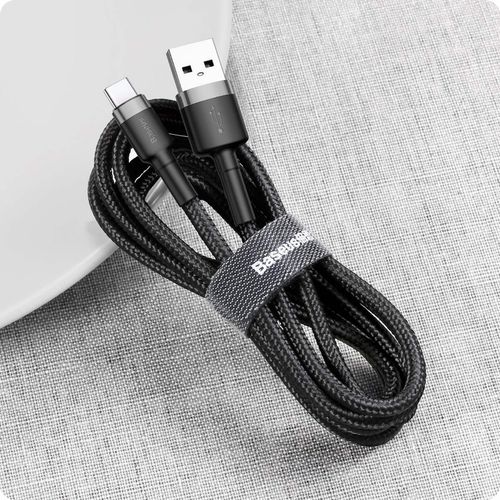 BASEUS MOCNY KABEL USB USB-C TYP-C PRZEWÓD OPLOT QUICK CHARGE 3.0 2A 200cm na Arena.pl