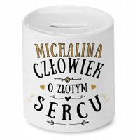 Skarbonka Dla Michaliny Na Urodziny Prezent Z Nadrukiem Ze Zdjęciem