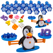 Gra Nauka Liczenia - Równoważnia Waga Szalkowa Pingwin - Counting Penguins