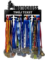Wieszak na medale MOTOCROSS twoje imię dowolny tekst 133.3