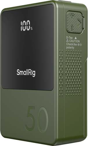 SmallRig 4872 V-Mount Mini Akumulator VB50, D-Tap, USB-A, USB-C, zielony na Arena.pl