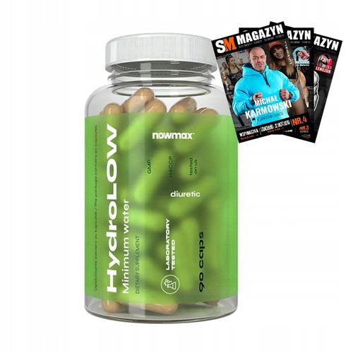 nowmax HydroLOW NADMIAR WODY ZIOŁOWY DETOKS 90kaps na Arena.pl