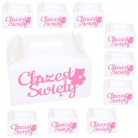 Pudełko Ozdobne Na Chrzest Święty Na Ciasto Tort