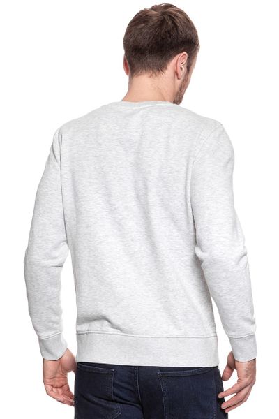MUSTANG BLUZA Basic Crewneck LIGHT GREY MEL. 1007003 4163 2XL zdjęcie 2