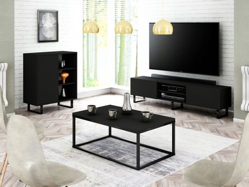 KOMODA LOFT INDUSTRIALNA 80 1D DĄB ARTISAN / MAT na Arena.pl