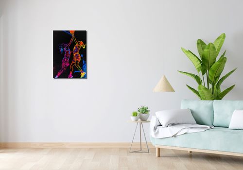 Obraz 40x60cm Mecz W Kosza na Arena.pl