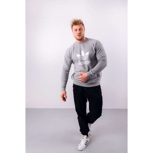 adidas TREFOIL CREW MEDIUM GREY HEATHER L na Arena.pl