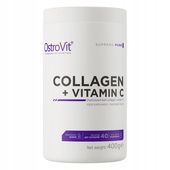 OstroVit Collagen + Vitamin C 400 G KOLAGEN Do Picia + Witamina C STAWY