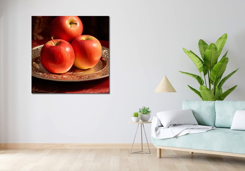 Obraz 100x100cm Rubinowe Ekscesy zdjęcie 2