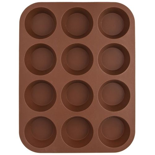 Forma do muffinek silikonowa brązowa SILLINIE na Arena.pl