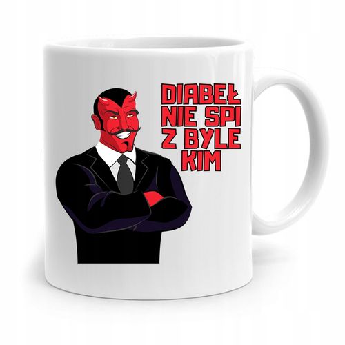 Kubek Dla Dziewczyny Diabeł Nie Śpi Z Byle Kim Z Nadrukiem Ze Zdjęciem na Arena.pl