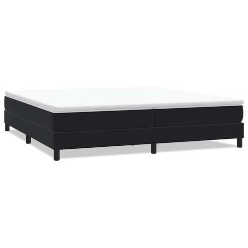 Łóżko Box Spring bez materaca Czarne 200x210 cm Aksamit na Arena.pl