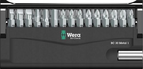 Zestaw bitów + uchwyt PH, PZ, Torx, HEX Bit-Check 30 Metal 1 WERA na Arena.pl