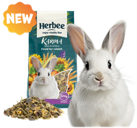 Karma dla królika 500g z witaminami suszonymi owocami i warzywami HERBEE