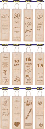 SKRZYNKA NA WINO prezent na urodziny 20 30 40 50 na Arena.pl