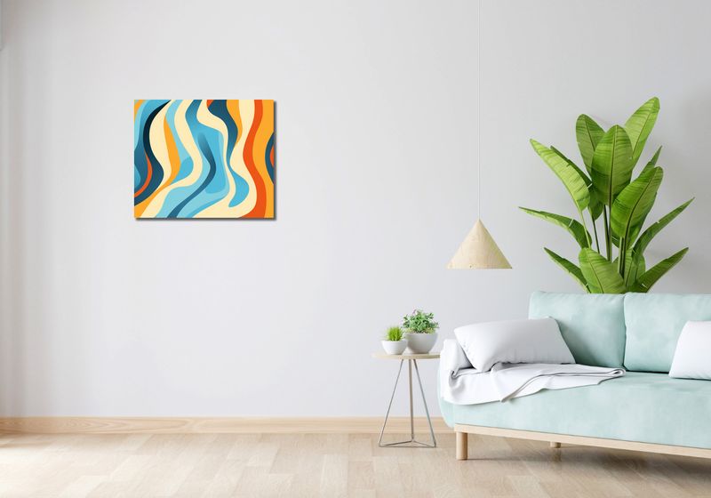 Obraz 60x50cm Tańczące Fale zdjęcie 2