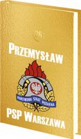 PLANER STRAŻAKA nadruk tygodniowy KALENDARZ KSIĄŻKOWY A4 złoty srebrny 2026