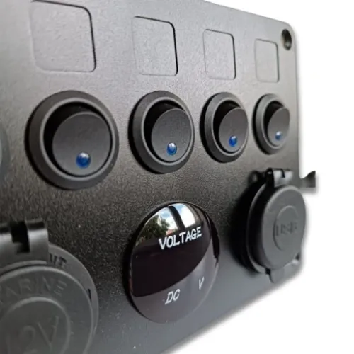 PANEL ŁADOWARKA USB zapalniczki + PRZEŁĄCZNIKI na Arena.pl