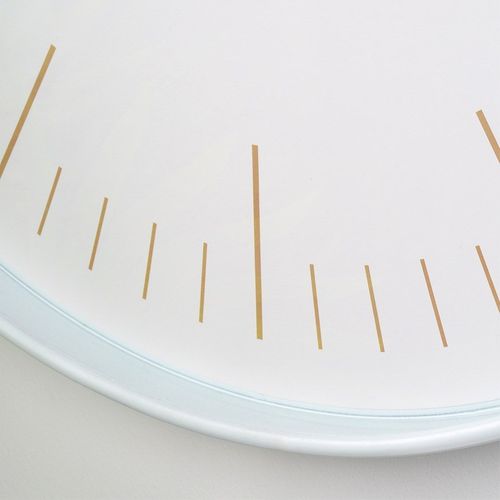 Zegar ścienny biały złoty 50 cm na Arena.pl