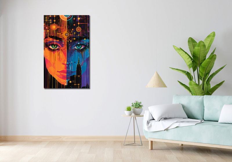 Obraz 60x100cm Cyfrowa Psyche zdjęcie 2