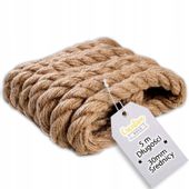 Lina jutowa skręcana dekoracyjna żeglarska 30mm 5m