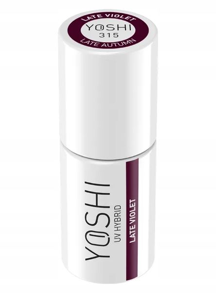YOSHI Lakier hybrydowy Late Violet 6ml – 315 zdjęcie 2