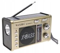 Radio PRZENOŚNE Kuchenne SOLARNE Głośnik Latarka Bluetooth Solar 1263