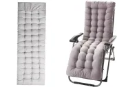 Poduszka na leżak ogrodowy duża pikowana 170x50 cm