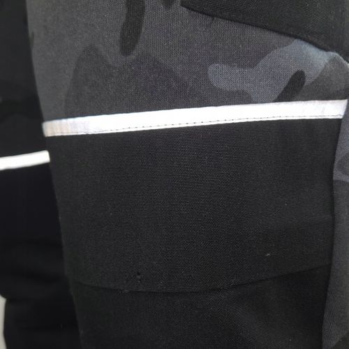 Lekkie Spodnie robocze DRESOWE nakolanniki odblaski DRESY WZMACNIONE bhp na Arena.pl