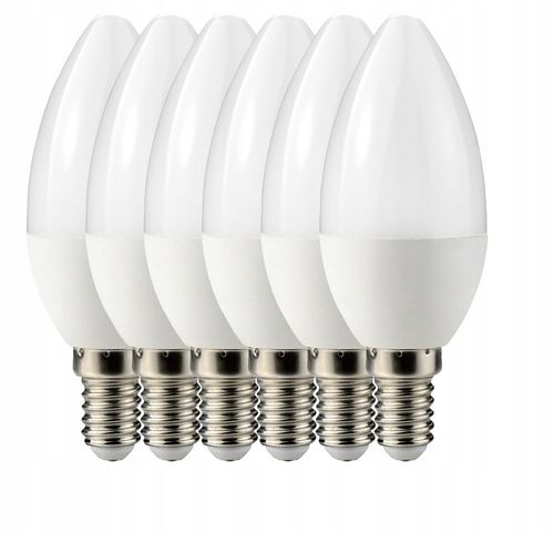 6x Żarówka LED E14 C37 10W=95W 850lm 3 BARWY BERGE na Arena.pl