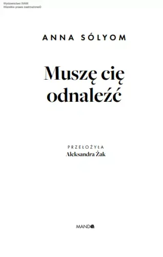 Muszę cię odnaleźć na Arena.pl