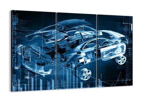 Obraz Na Płótnie - Samochód Prototyp - 165X110 Cm - Ce165X110-2615 na Arena.pl