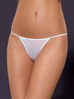 Luiza stringi białe - z efektownym wzorem z tyłu Obsessive S/M