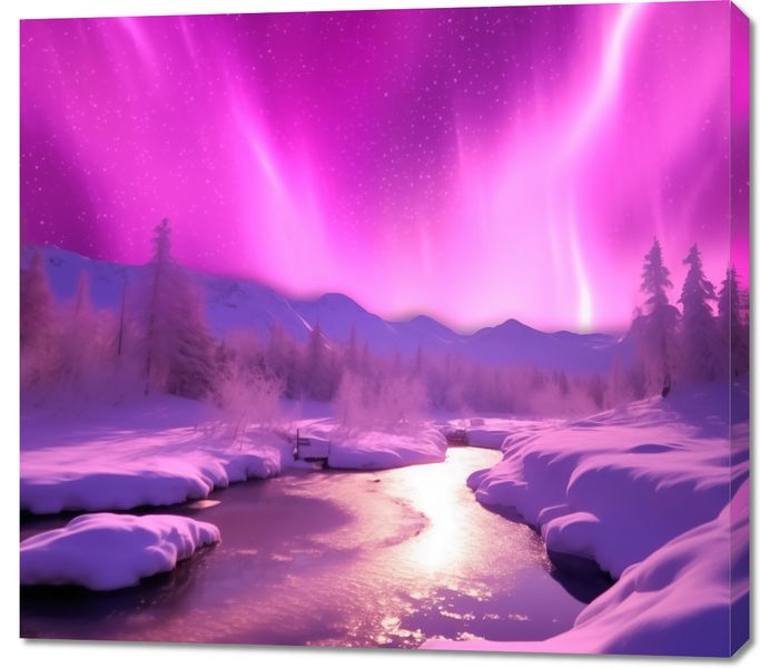 Obraz 100x90cm Aurora Nad Niebiem zdjęcie 1