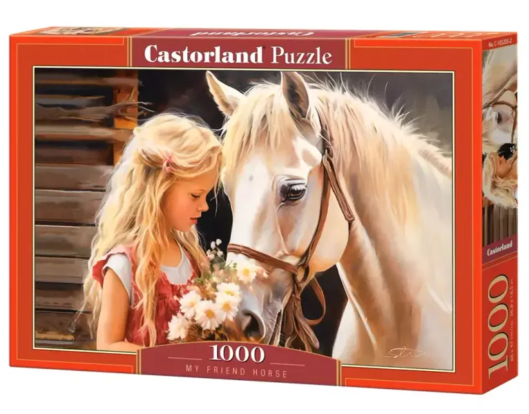 Puzzle 1000 elementów. Mój przyjaciel koń zdjęcie 1