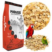 PODŁOŻE ZRĘBKI BUKOWE DREWIENKA DO KLATKA DLA PAPUG PTAKÓW