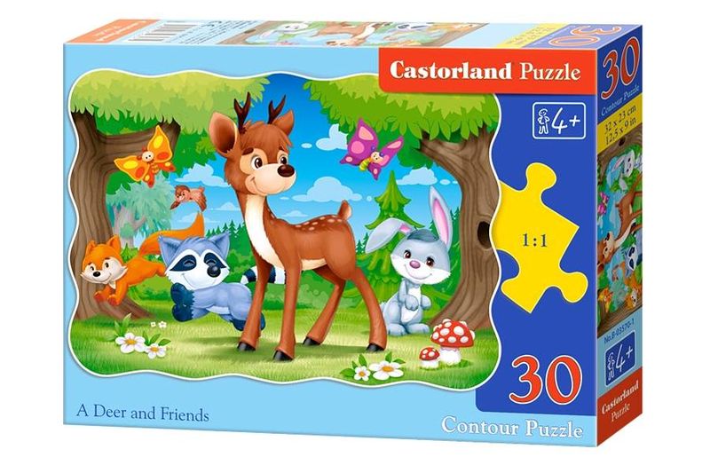 Puzzle 30 El. Deer And Friends zdjęcie 1