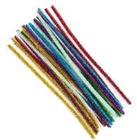 DRUCIKI KREATYWNE 30 CM METALIZOWANE 25 SZT  KSDR-007 DP CRAFT