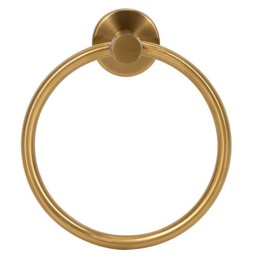 Wieszak na ręczniki, łazienkowy okrągły, uchwyt na ręczniki, złoty na Arena.pl