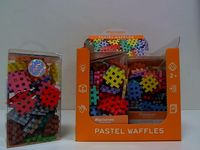 Klocki wafle mini pastel 70szt 03667