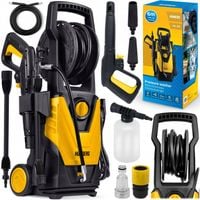 MYJKA CIŚNIENIOWA 1800W 230 BAR ZESTAW LANCA ZWIJAK ALUMINIOWA POMPA