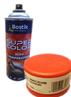 FARBA W SPRAYU LAKIER WYSOKOTEMPERATUROWY HIGH TEMPERATURE CZERWONY 400ML