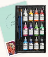 Farbki do TKANIN 12szt ubrań koszulek farby butów