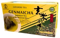Herbata japońska Genmaicha zielona z ryżem 10 torebek 20g - Ujinotsuyu
