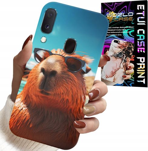 ETUI DO SAMSUNG GALAXY A20E - SŁODKA KAPIBARA, CAPIBARA CASE + SZKŁO na Arena.pl